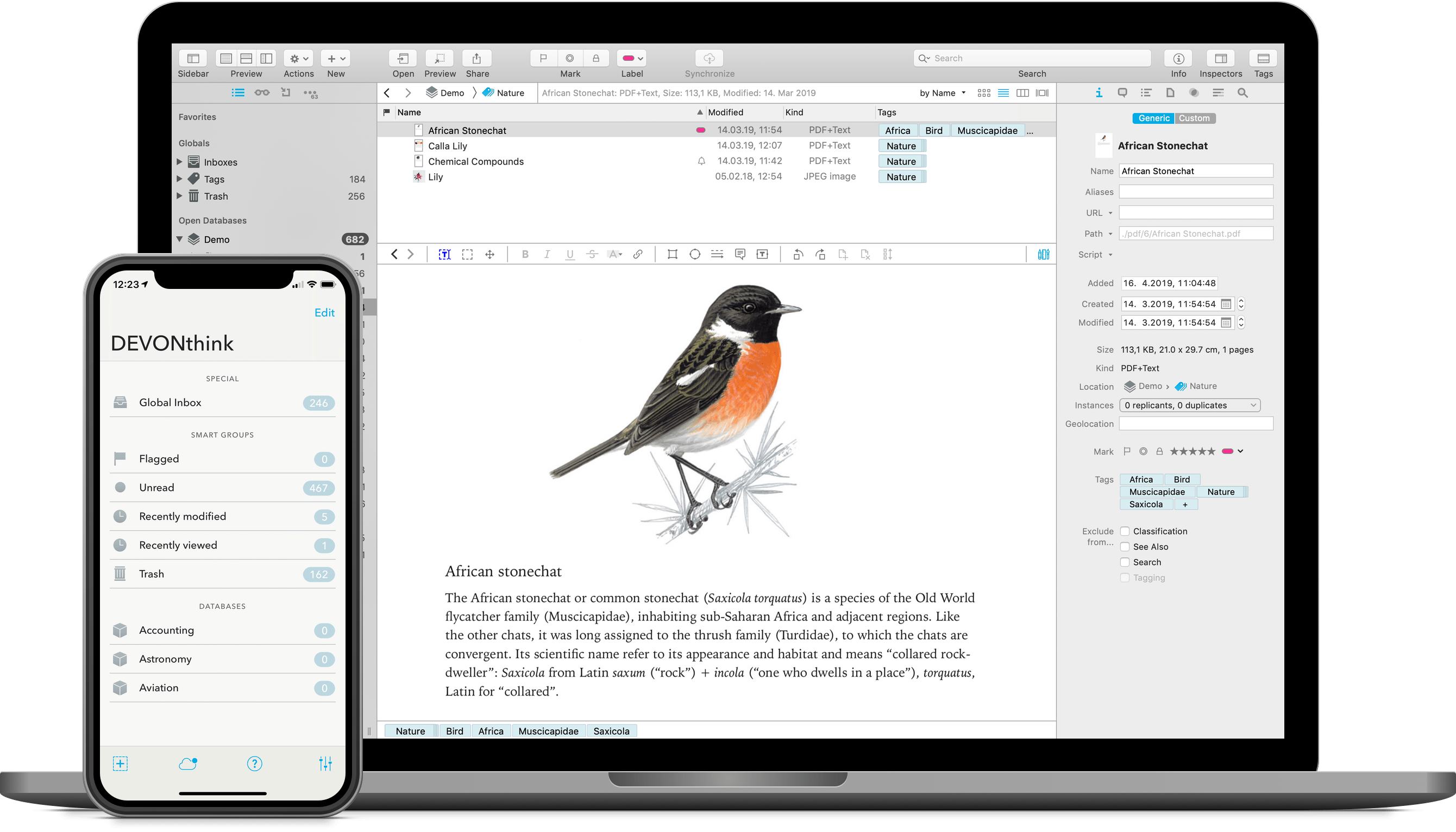 DevonThink for Mac and iOS