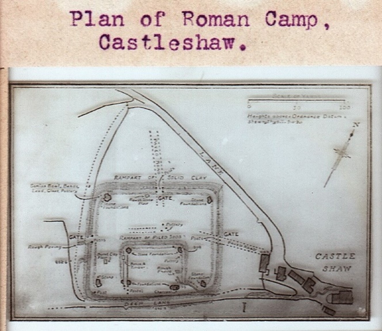 Gerrie Brown - Plan of Roman camp